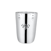 FnS Mandala Laser Design Stainless Steel 5 pcs Dinner Thali Set